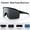 Polarized-Black, variant on ZQIYDYP Polarized Cycling Sunglasses UV Protection Half Frame Sports Goggles for Outdoor
