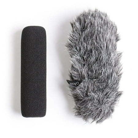 UPC: 0604888903721 | Movo Ws-g7 Foam & Furry Indoor/outdoor Microphone Windscreen Combo Pack – Custom Fit For Rode Videomic Go