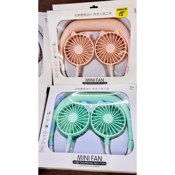 Light Weight Rechargeable Mini Neck Fan