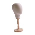 thumbnail image 4 of Soporte de exhibición de cabeza de maniquí de lona, soporte de exhibición de sombrero resistente, soporte de peluca para bufandas, sombrero de Hallowe, 4 of 10