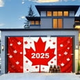 thumbnail image 5 of Decoraciones Del Día De Canadá Feliz Día De Canadá Bandera Para Garaje Del Día De Canadá 2025 70 X 157 Pulgadas, 5 of 5