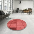 thumbnail image 4 of Ahgly Company Machine Washable Indoor Rectangle Transitional Red Area Rugs, 8' x 12', 4 of 7