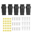 thumbnail image 1 of Electrical Wire Joint,5pcs 3Pin Electrical Wire Wire Coupler Pin Wire Connector Industry-Leading Standards, 1 of 8