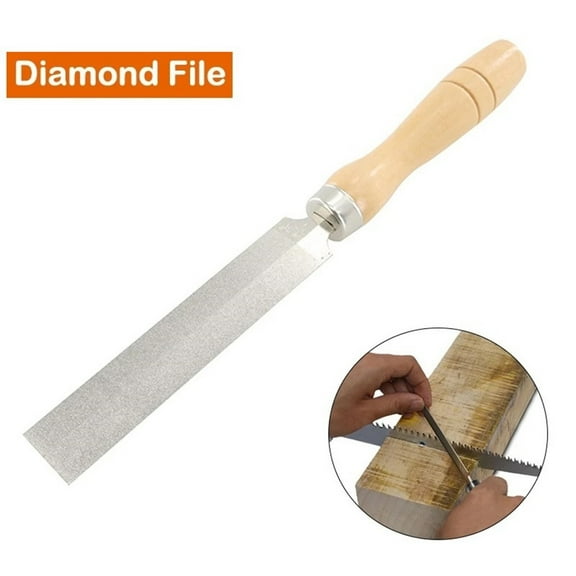 4In File Wooden Handle for Wood Carving Metal Glass Grinding Tool