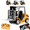 Yellow 1, variant on RC Forklift Toy 1/64 7CH 2Mode Mini Remote Control Truck Rechargeable 2 in 1 Transformable Lift Fork & Hook with Lights & Sounds for Adults Kids Boys and Girls