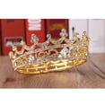 thumbnail image 2 of Fortune Rhinestone Hollow Princess Crown Headwear Pearl Crystal Hair Band, 2 of 3