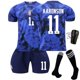 thumbnail image 5 of Uniforme de fútbol americano de visitante con estampado azul Pulisic No. 10 McKenney 8 Morris 13 Jersey, 5 of 6