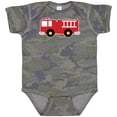 thumbnail image 3 of Inktastic Fire Truck Childs Fireman Boys or Girls Baby Bodysuit, 3 of 5