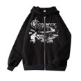 thumbnail image 1 of Gibobby Sudadera de cierre hombre Sudadera de forro polar con capucha y cremallera completa para hombre sudaderas ligeras con bolsillos con cierre(Negro,G), 1 of 3