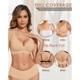 thumbnail image 4 of Wireless Bras for Women No Underwire Deep V Jelly Bra Comfortable Seamless Soft Bra, 4 of 7