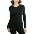 thumbnail image 4 of ToBeInStyle Women's Long Sleeve Round Crew Neck T-Shirt, 4 of 4