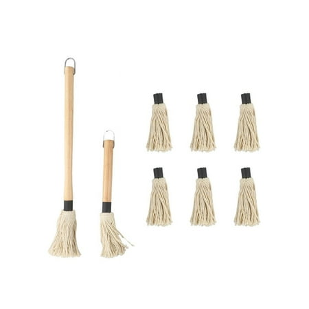 

Grilling Basting Mop for Grilling Replacements Grilling brush Optional quantity D