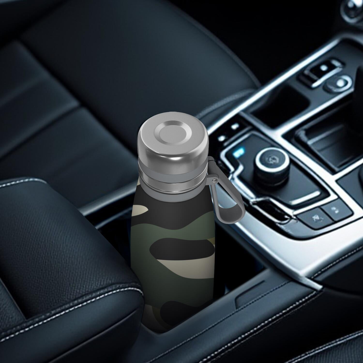 29oz Insulated Water Bottle with Tea Infuser, Stainless Steel Travel Mug, Camouflage Print