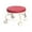 Red, variant on Low Roller Seat Stool Shoe Stool Seat Short Small Stool Chair Comfortable Pulley Blue