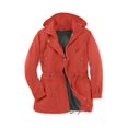 thumbnail image 4 of Woman Within Plus Size Taslon Anorak Jacket With Removable Fleece Lining, 4 of 5