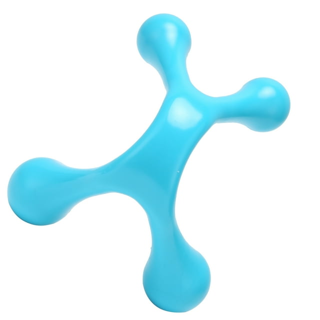 Mini Masajeador de Mano de 4 Puntos, Masajeador de Lacrosse de Punto de Disparo Manual, Herramienta de Masaje de Cuerpo Completo para Cintura, Cuello, Pie, Pierna, Cabeza Ecomeon no