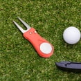 thumbnail image 4 of LJNYFDC Outil de Divot de Golf Pop-up Outil de Divot de Golf Pliable Outil de Réparation de Divot avec Poignée de Balle de Golf en Acier Inoxydable Magnétique Robuste pour Golfeurs, 4 of 7