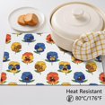 thumbnail image 5 of Placemat, Pioneer Flower Floral Print Pattern Place Mats Table Mat Set Of 2, PVC Washable Placemats for Party Kitchen Dining Decoration, 18x12 Inch, Fade Resistant, 5 of 6