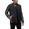 thumbnail image 3 of X RAY Jeans Moto Jacket with PU sleeves And Faux Shearling Lining, Black, S, 3 of 9
