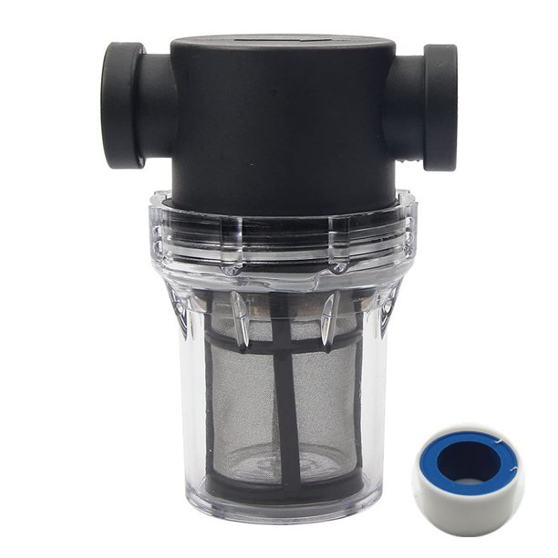 Filtro de tubería de agua, red de barro, filtro frontal para el hogar, filtro de tubería de agua del grifo, controlador de nivel de agua para ganado, interfaz de 4 puntos, malla 80, rosca interna TUNC Sencillez