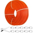 thumbnail image 3 of 1000Ft PEX Tubing Pipe 1/2 Inch PEX Tubing Oxygen Barrier Radiant Floor Heating Pipe for Hot and Cold Water Plumbing - Radiant Heat Floor System, 3 of 11