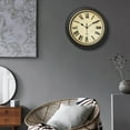 thumbnail image 2 of vnanda Living Room Wall Clock Wall Clock Vintage Silent Non-ticking Battery Operated Hanging Clock for Living Room Home Decoration, 2 of 8