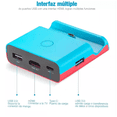 thumbnail image 2 of Adaptador Hdmi 4k Base Dock De Carga BLOOSOM para Nintendo Switch Azul/Rojo, 2 of 4