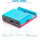 thumbnail image 2 of Adaptador Hdmi 4k Base Dock De Carga BLOOSOM para Nintendo Switch Azul/Rojo, 2 of 4