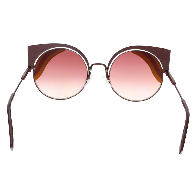 FENDI FF 0215/S 00L9- X4 Burgundy Cat eye Sunglasses for Womens 