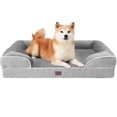 thumbnail image 1 of Cama ortopédica para perros EHEYCIGA, impermeable, viscoelástica, gris, 1 of 9