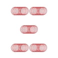 thumbnail image 2 of Seitruly Paquete de 10 pulseras de silicona Decoraciones de moda flexibles Accesorios de juego de rol para bares Discotecas Fiestas temáticas cinco 5piezas, 2 of 6