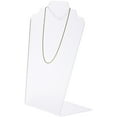 thumbnail image 2 of Plymor Frosted Acrylic Stair-step Necklace Display Stand, 8" W x 4" D x 11.75" H, 2 of 2
