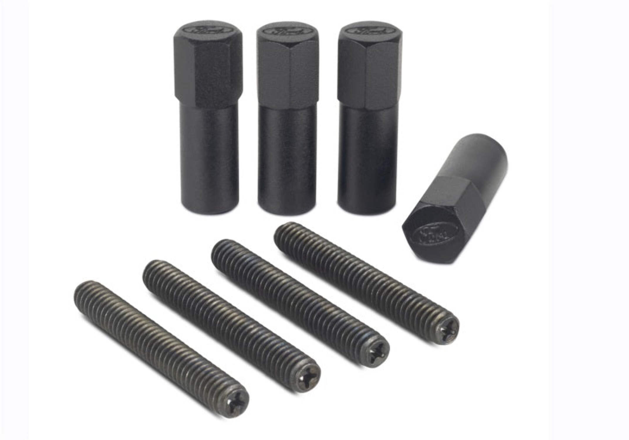 Valve Cove Bolt Kit 4pk Black w/Ford Logo