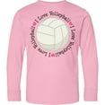 thumbnail image 3 of Inktastic Volleyball Gifts for Girls Long Sleeve Youth T-Shirt, 3 of 5