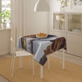 thumbnail image 4 of Wukai Yak Waterproof Tablecloth for Kitchen Dining, Fits Square Tables for 2-4 Seats -54"x54", 4 of 7