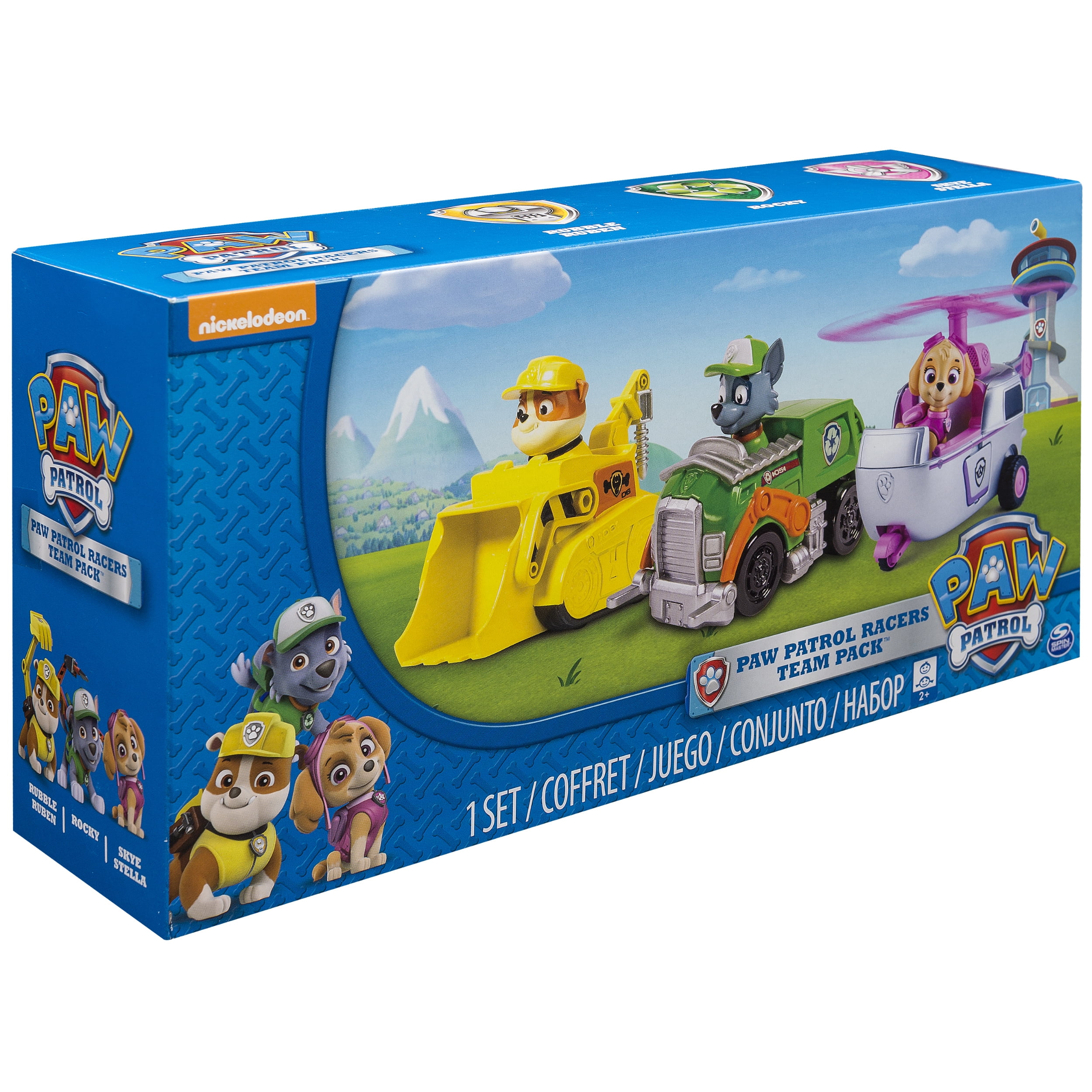 paw patrol racers 3 pack