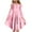 Pink, variant on SERTG Kids Long Sleeve Casual Mesh Dress Spring Fall Fashion Skirt Princess Party Gown Elegant Performance for Children 3-9 Years(Blue,11 Years)