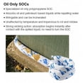 thumbnail image 5 of Brady Sorbent Sock, 28 gal, 3 in x 48 in, Oil, White, 30 PK OIL430, 5 of 7