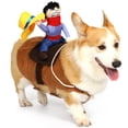 thumbnail image 1 of Disfraz de perro T2Y T2Y Cowboy Rider, pequeño, ajustable, 1 of 6