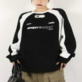 thumbnail image 2 of Lettres Unisexes Hommes Femmes Imprimé Sweat-Shirt Col à Manches Longues Pulls à Capuche, 2 of 7