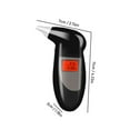 thumbnail image 3 of Amdohai Portable Breathalyzer with 5 Mouthpieces Breath Alcohol Tester Keychain Backlit LED Digital Accurate BAC Detector Analyzer with Alarm for Personal Use, 3 of 8