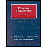 Pre-Owned Consumer Transactions, Selected Statutes and Regulations (Statutory Supplement), 9781587785894, 1587785897, Paperback, 4 edition