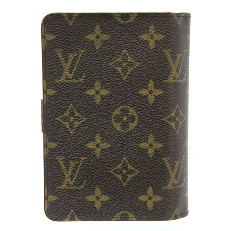  Louis Vuitton Women's Pre-Loved Card Holder, Monogram, Brown,  One Size : Clothing, Shoes & Jewelry