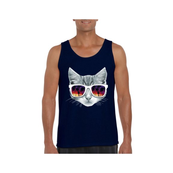 MmF - Men's Tank Top for Men, up to Men Size 3XL - Kitty