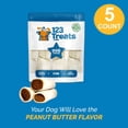 thumbnail image 2 of Filled Dog Bones Chews with Peanut Butter Flavor Stuff Bones 3-4" (5 Count), 2 of 10