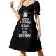 thumbnail image 2 of Vestido de manga corta con estampado completo moderno de mediados de siglo, vestidos de verano para mujer 2025, vestido para mujer, 2 of 7