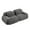 Gray, variant on DEALTOPS 82" Oversized Corduroy Loveseat Sofa, Comfy 2-Seater Couch for Living Room & Bedroom, No Assembly, Blue