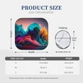 thumbnail image 2 of Kdxio Colorful Surreal Landscape Print 2-Piece Sun Shade Front Windshield - Foldable Car Front Window Sunshades for Most Sedans SUV Truck, 2 of 5