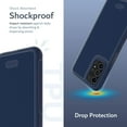thumbnail image 3 of TUDIA for Samsung A23 Phone Case, [LINNGrip] Shockproof Lightweight Non-Slip Soft TPU Ultra Slim Protection Case Cover for Samsung Galaxy A23 5G (Indigo Blue), 3 of 7