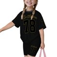 thumbnail image 3 of Tiijoy Girls Sports Outfits Casual Summer Short Sleeve Tee Shorts 2Pcs Set, Sizes 1-14, 3 of 3